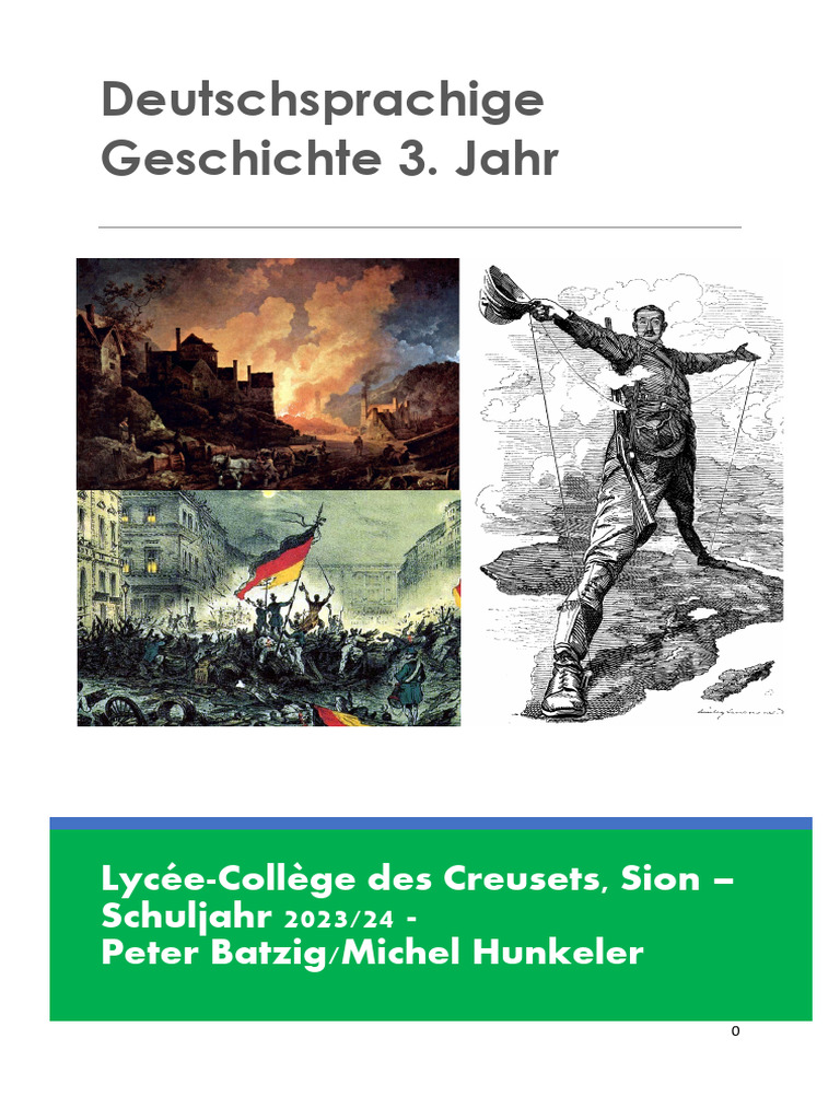 Dossier Geschichte Drittes Jahr Pdff2 WXV | PDF