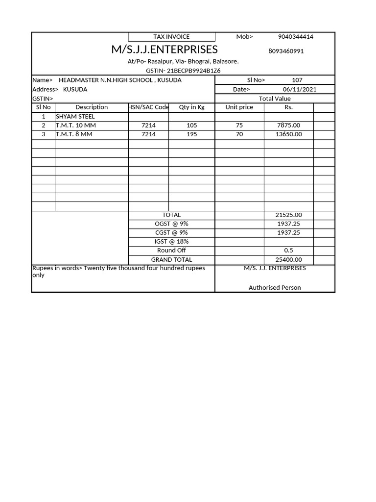 M/S J J Enterprises | PDF