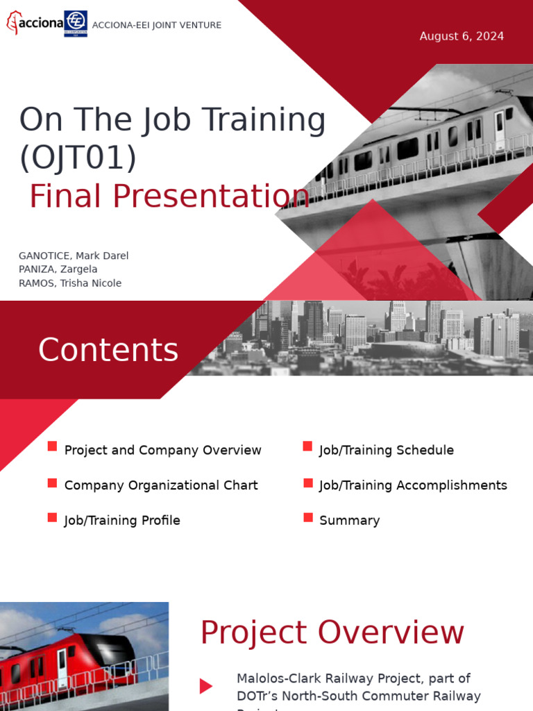 Ojt Presentation Pdf