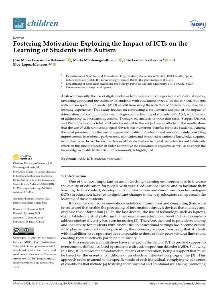 Fostering Motivation Exploring The Impact of ICTs On The Learning of ...