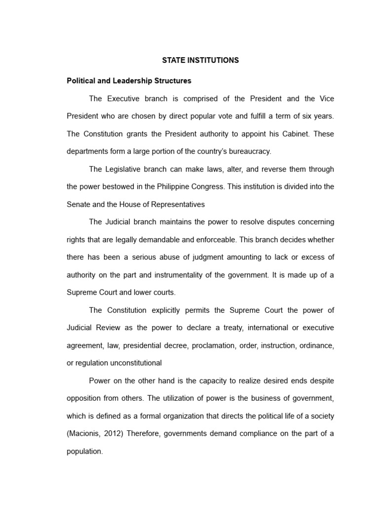 Ucsp K12 State Institutions Narrative Report | PDF