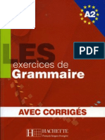 Les 500 Exercices de Grammaire (A2) Avec CorrigÃ©s