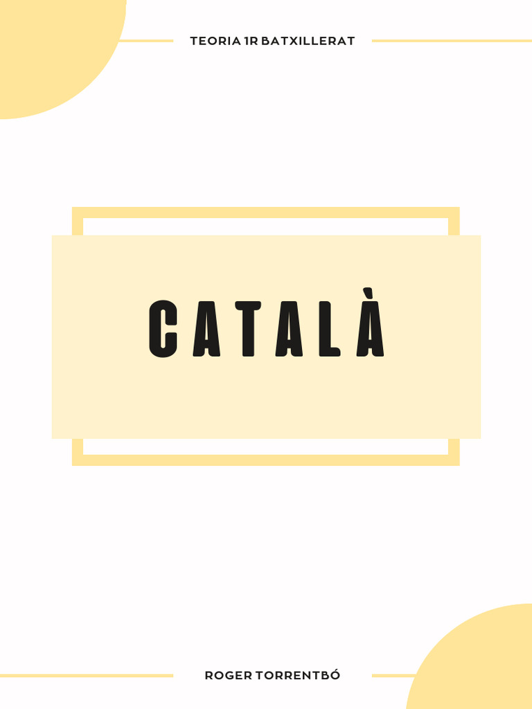 Portada Dossier Català | PDF