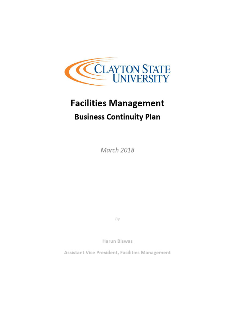 Continuity of Operations Plan | PDF