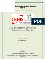 Guia Del Archivo Del CEHIS 2011