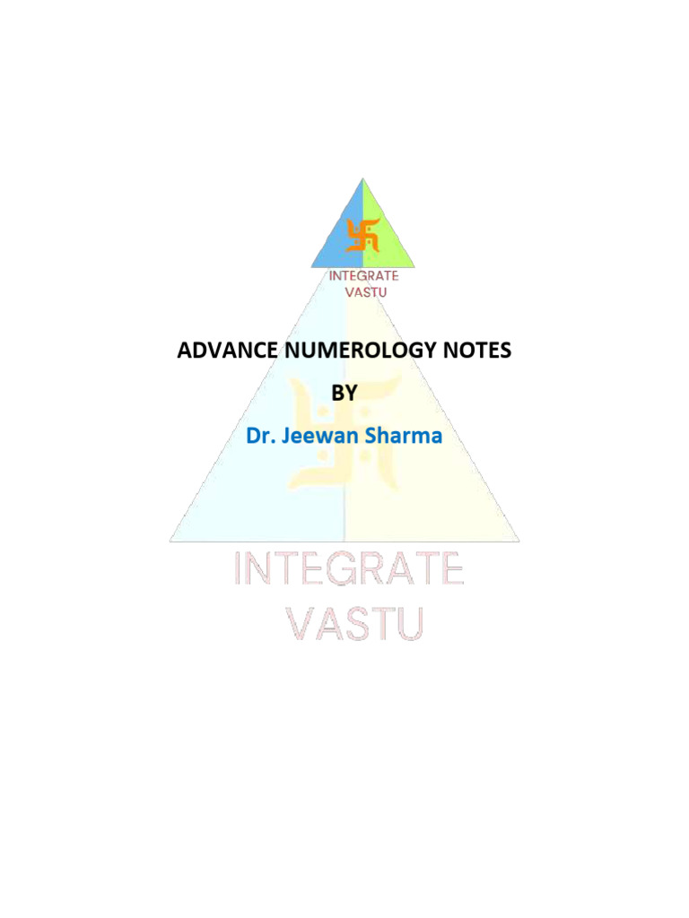 Advance Numerology Notes Pdf