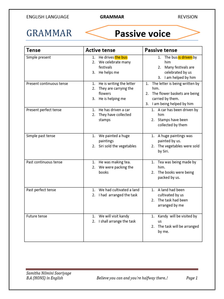 THE PASSIVE VOICE PDF visual data 4