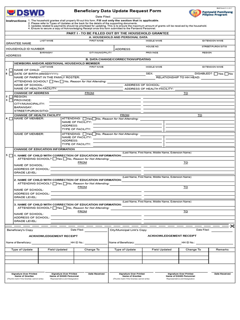 4ps BUS Form | PDF