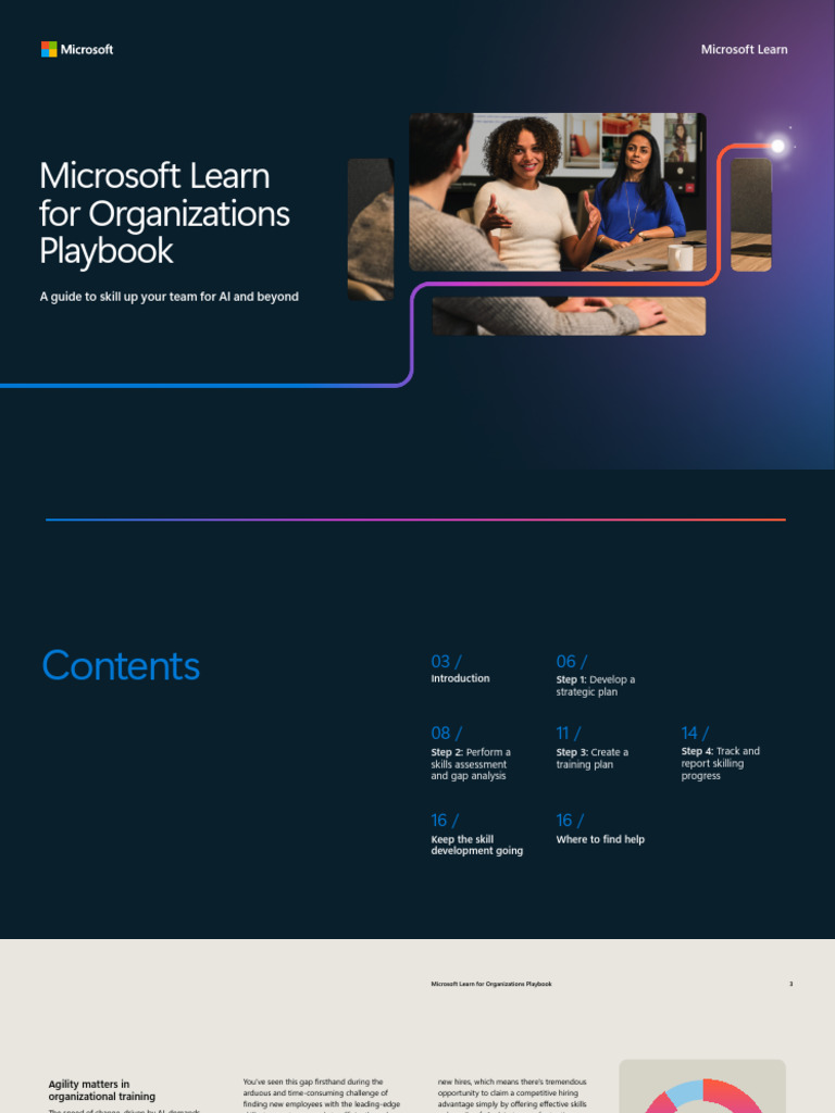 Microsoft Learn for Orgs Playbook | PDF