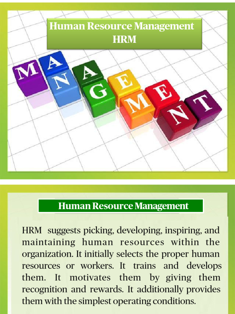Lesson+1+-+HRM+Introduction | PDF