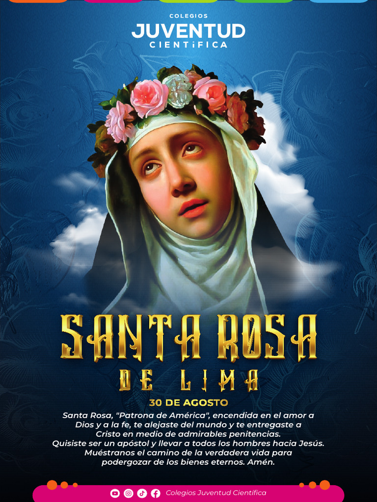 CARTA SANTA ROSA DE LIMA A4 | PDF