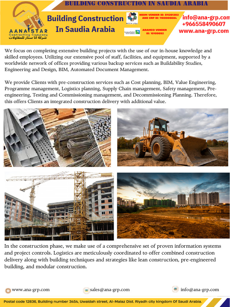 Bulding Construction in Saudia Arabia | PDF