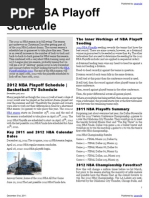 Download 2012 NBA Playoff Schedule 31-Dec-2011 by Wiliam Jones SN76848003 doc pdf