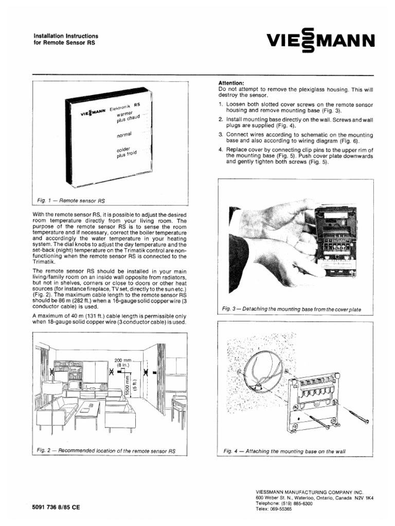 Remote Sensor Rs II | PDF