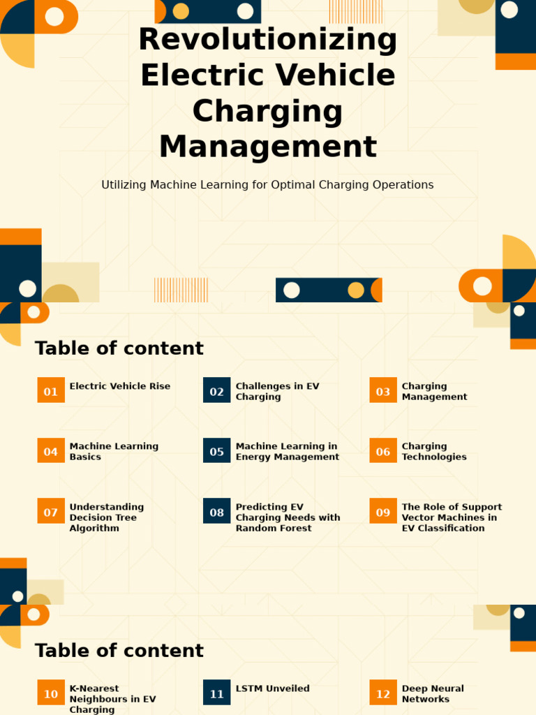 Revolutionizing Electric Vehicle Charging Management: Utilizing Machine ...