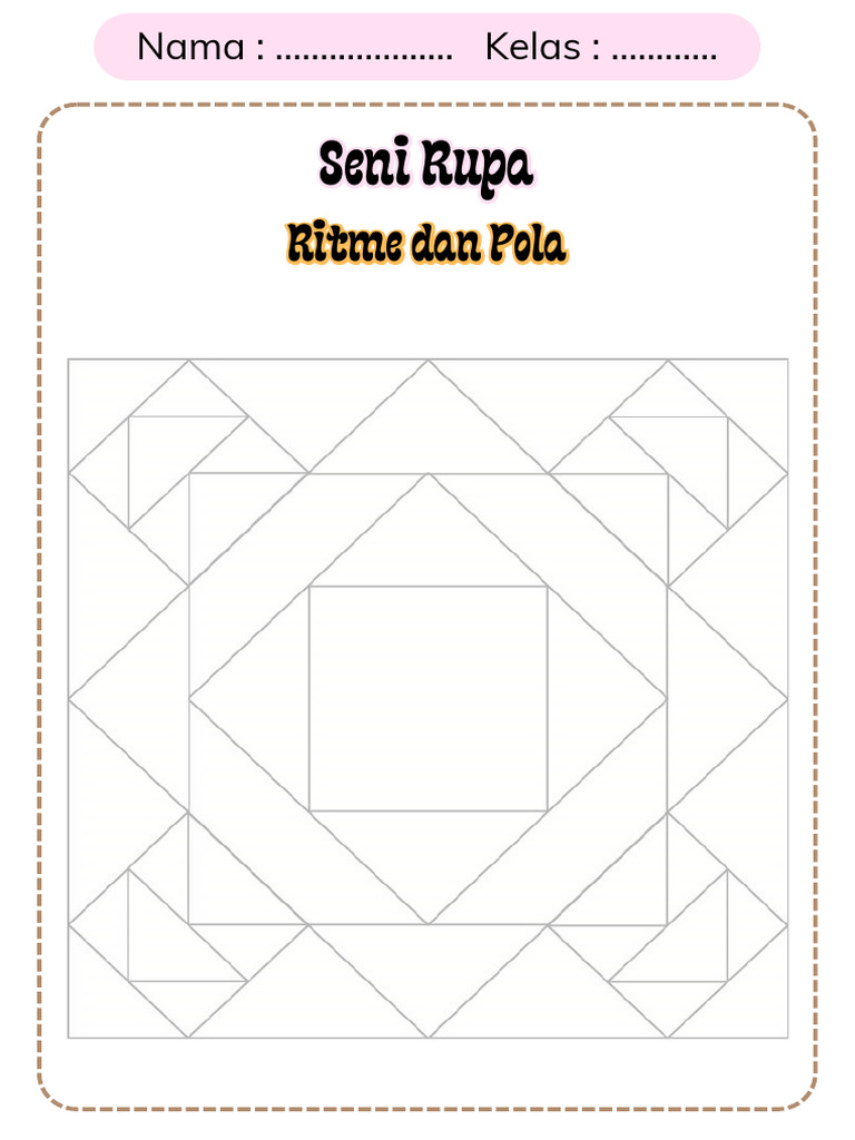 Gambar Ritme Dan Pola Seni Rupa | PDF