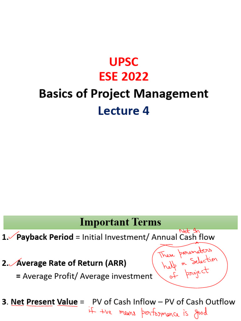 PM - Lec 4 Notes | PDF