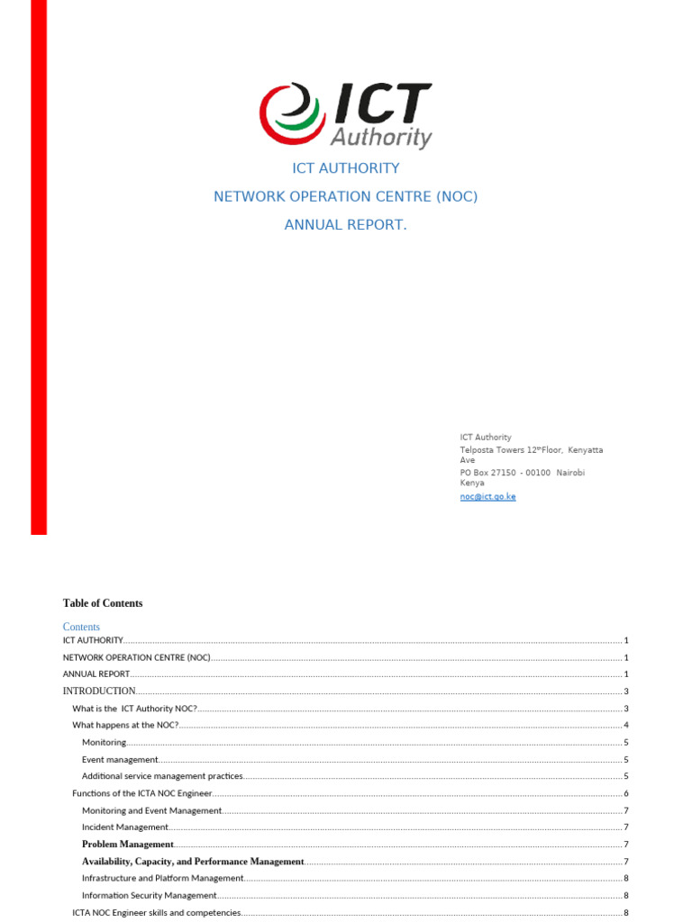 NOC Annual Report | PDF