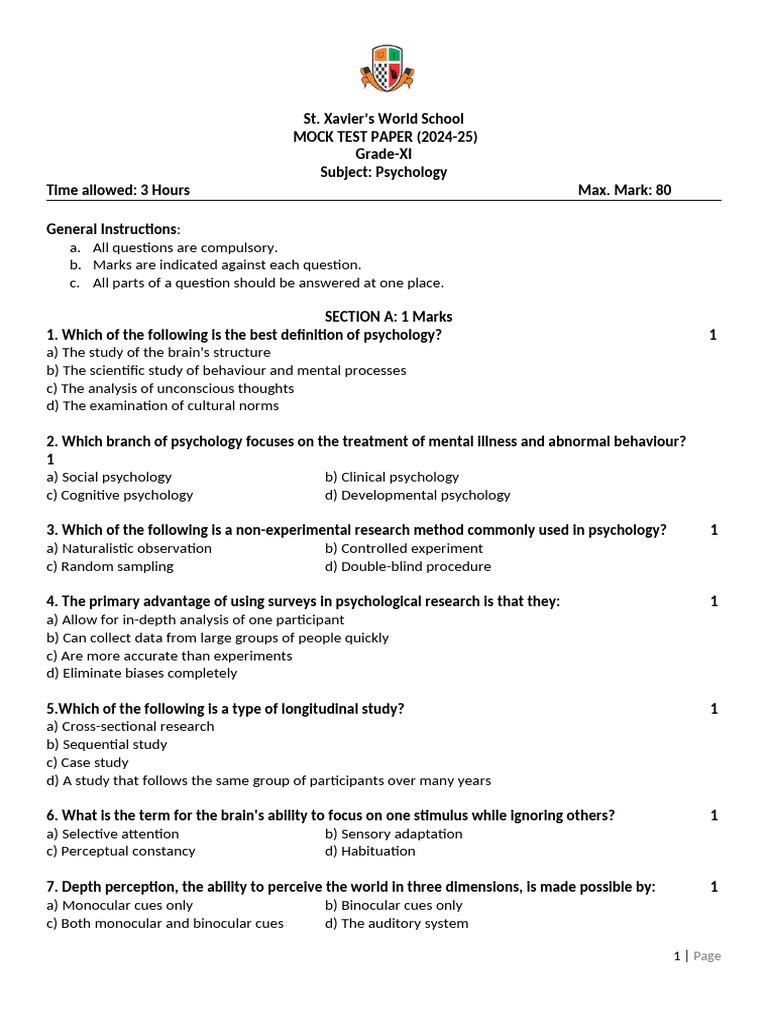 EDUCATIONAL PSYCHOLOGY FREE MOCK TEST visual data 6