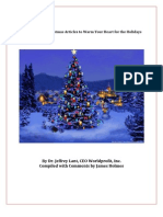 "A Collection of Christmas Articles to Warm Your Heart for the Holidays" articles of Dr Jeffrey Lant 