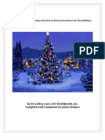"A Collection of Christmas Articles To Warm Your Heart For The Holidays" Articles of DR Jeffrey Lant