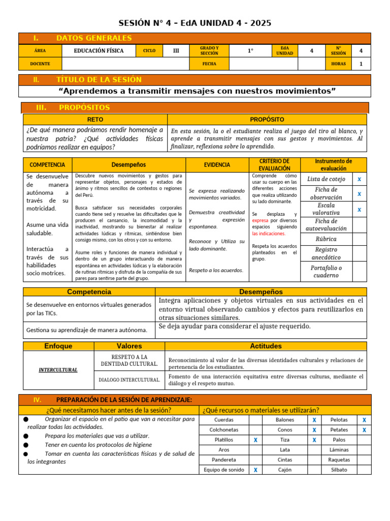 Sesión 4 Eda - Unidad 4 Iii - 1° | PDF