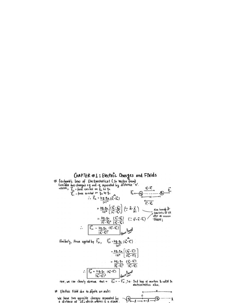Class 12 Physics Derivations Shobhit Nirwan | PDF