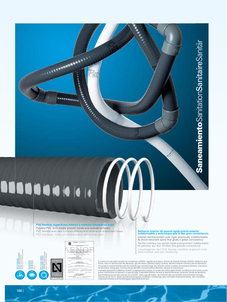 Espiroflex Hidrotubo - Tubo Flexible Hidrotubo Diámetro 35x40 Gris 25m