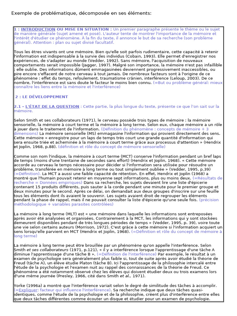 Exemple De Problématique Pdf