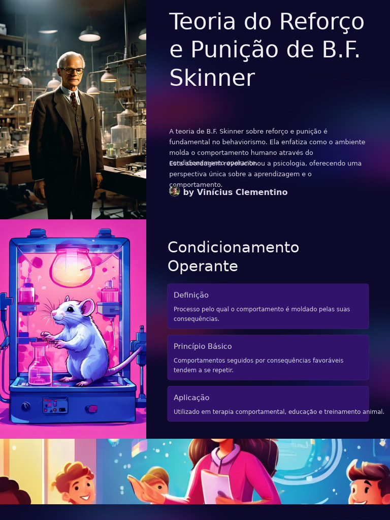 Teoria Do Reforco e Punicao de BF Skinner | PDF | Reforço | Carreira e ...