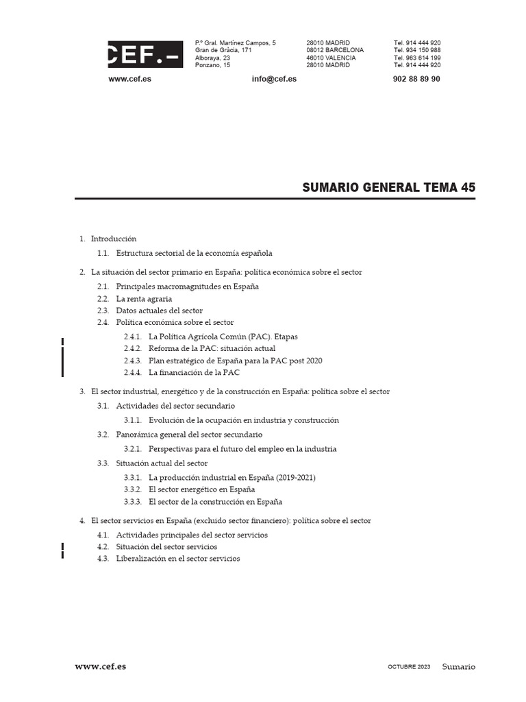 Tema Actualizado Eco General T15 | PDF