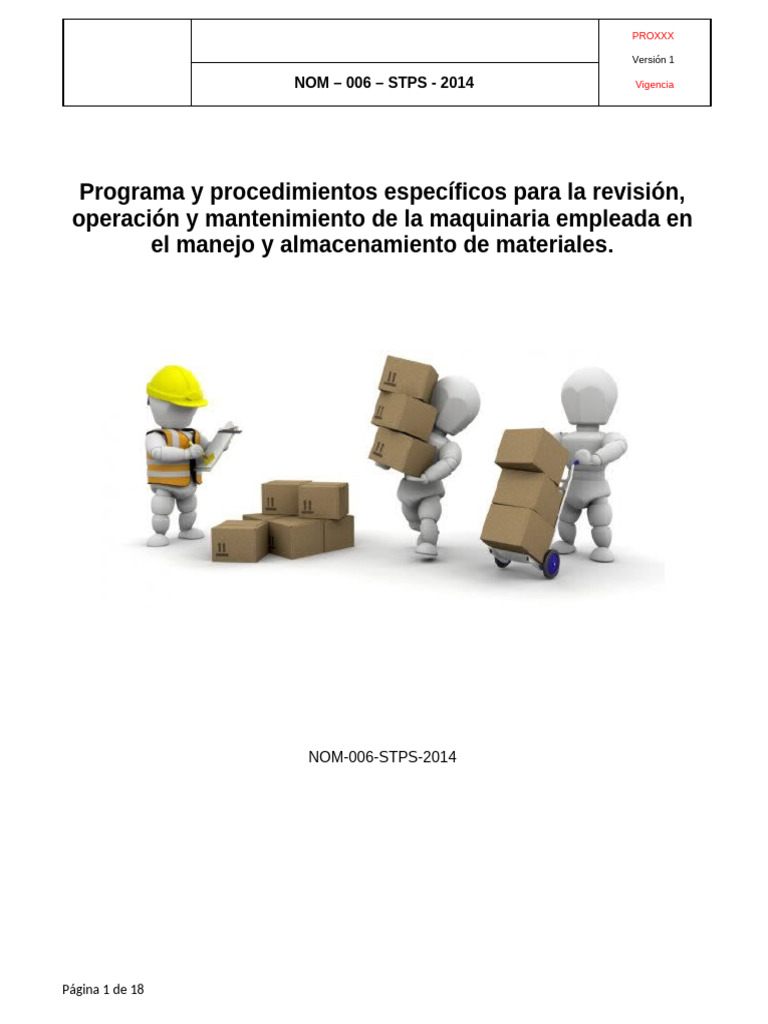Manejo Seguro de Materiales y Equipos | PDF