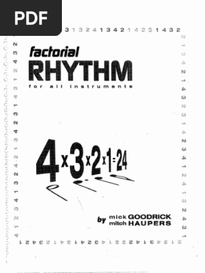 Factorial Rhythm | PDF