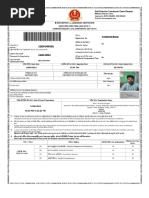 Admit Card SSC CGL