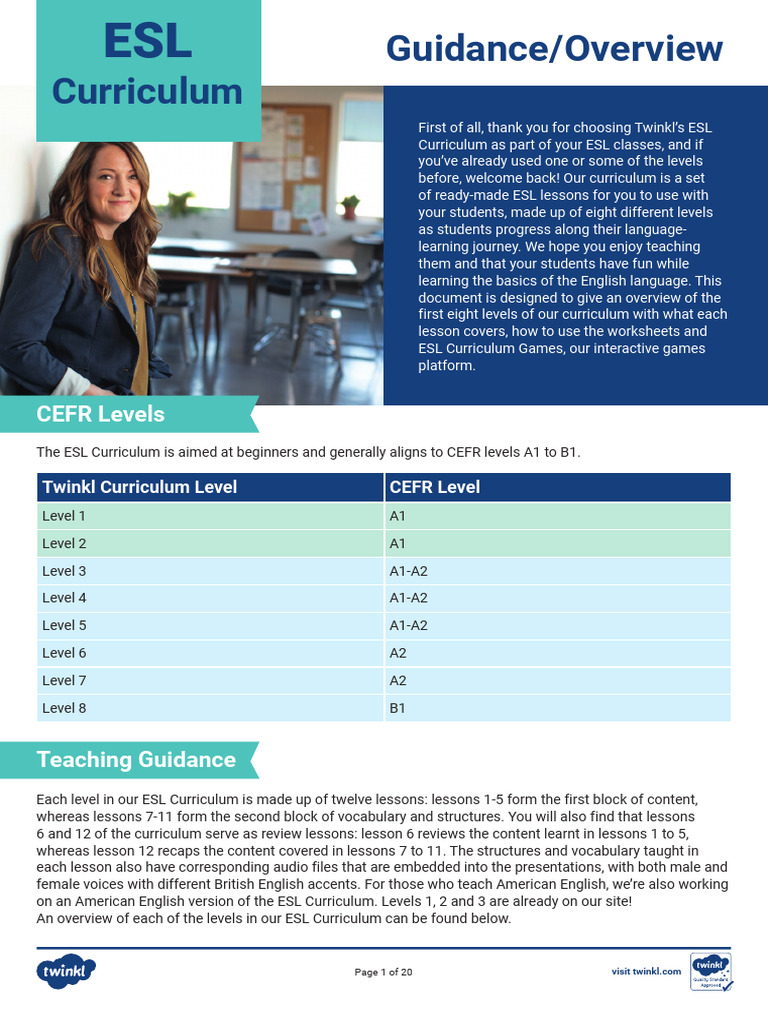 SL Curriculum Guidance Overview - Ver | PDF