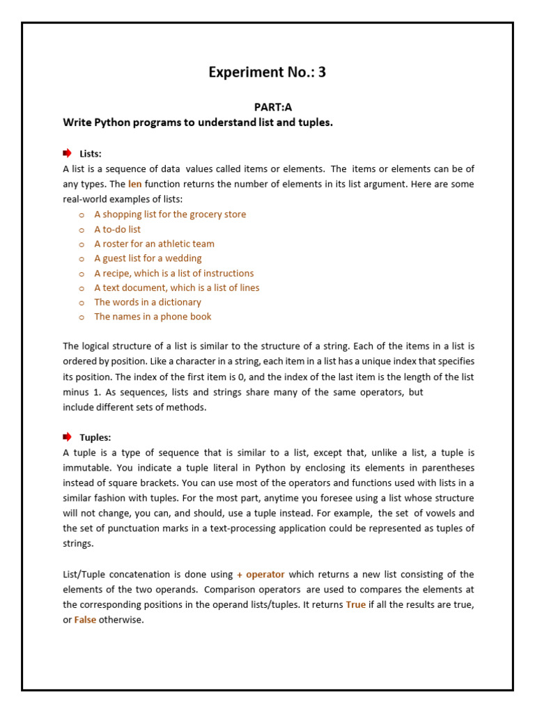 Practical Python | PDF