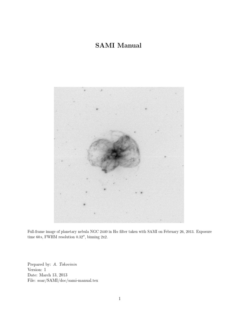 Sami Manual en | PDF