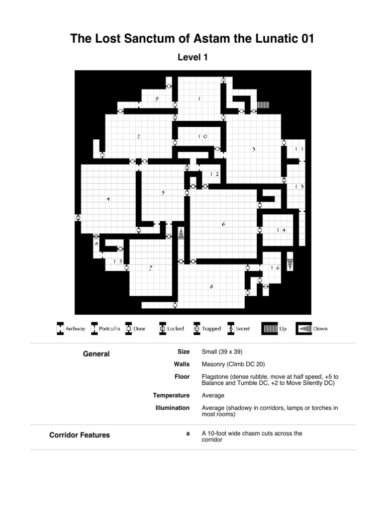 The Lost Sanctum of Astam The Lunatic 01 | PDF