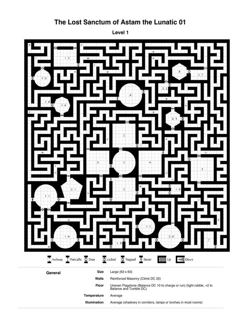 The Lost Sanctum of Astam The Lunatic 01 | PDF
