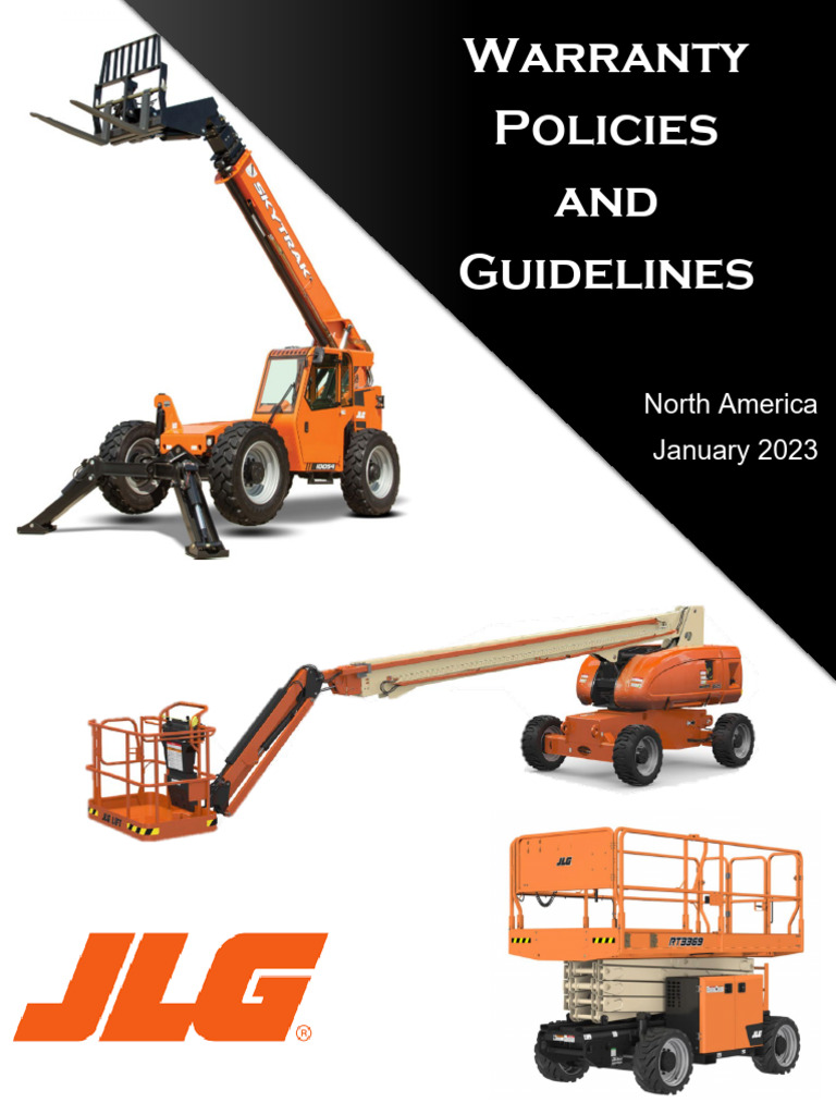 JLG Warranty Policies and Guidelines | PDF | Axle | Business
