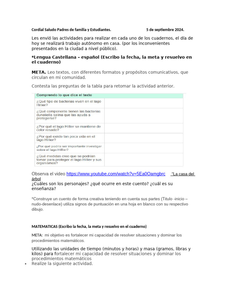 Actividades 3a | PDF | Microsoft Word | Hogar, jardinería y bricolaje