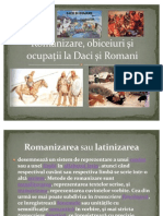 Romanizare, Obiceiuri Şi Ocupaţii