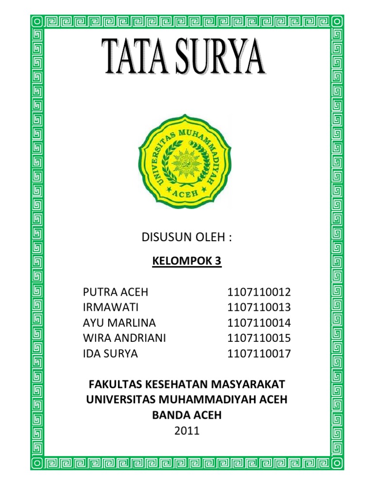 Makalah Tata Surya