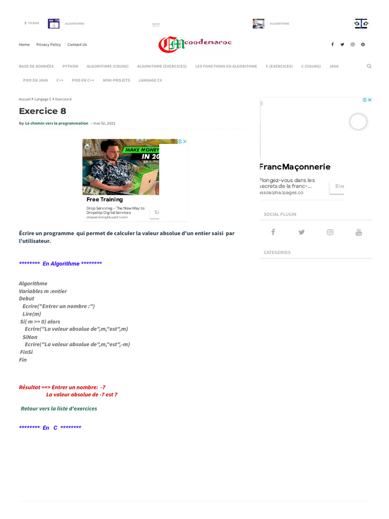 Exercice 8 | PDF
