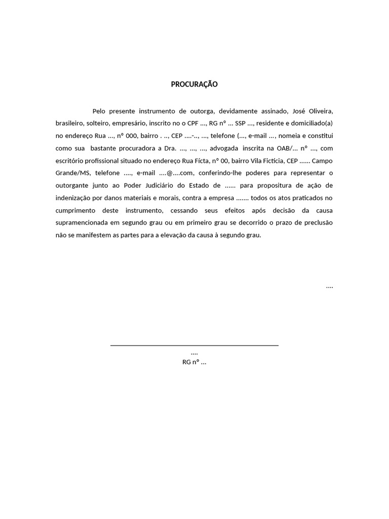 Modelo De Pagare Notarial Simple Vsip Info/modelo De Procuracao Simples