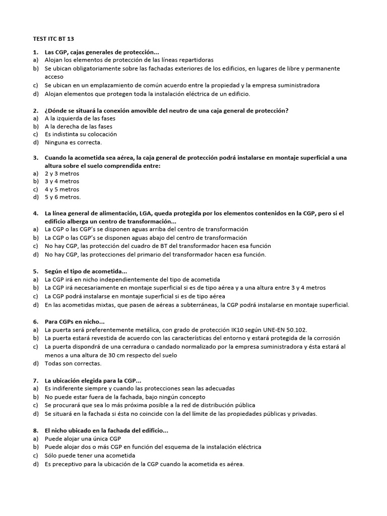 TEST ITC BT 13.alumnes | PDF