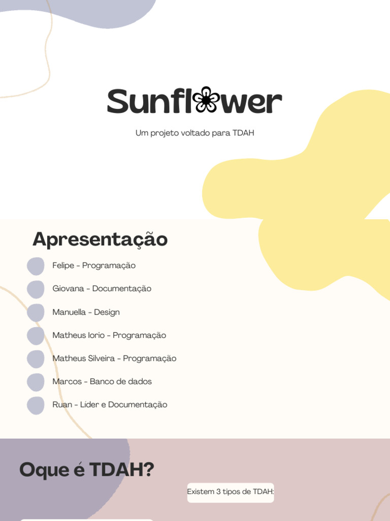 Projeto Sunflower | PDF