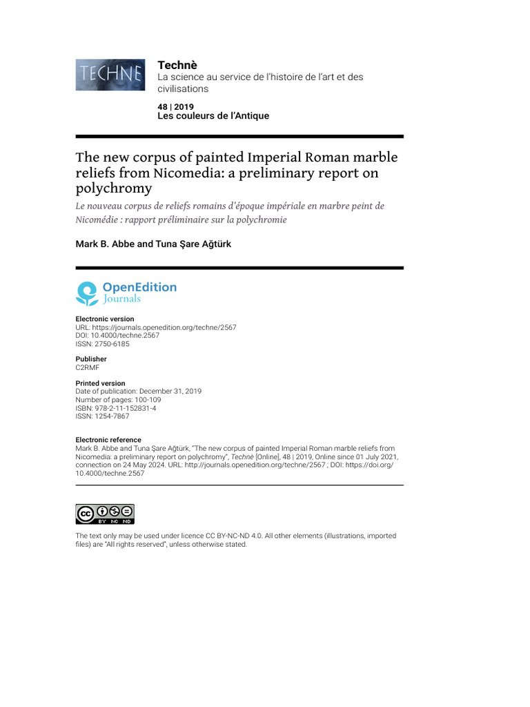 Techne 2567 | PDF