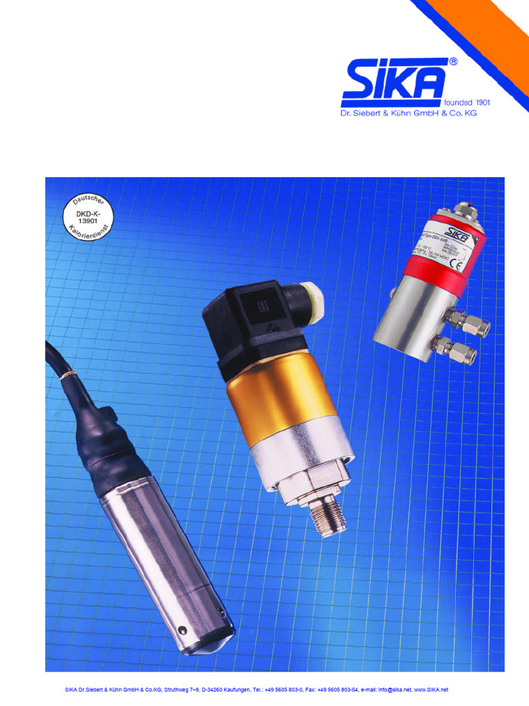 Sika pressure sensors | PDF