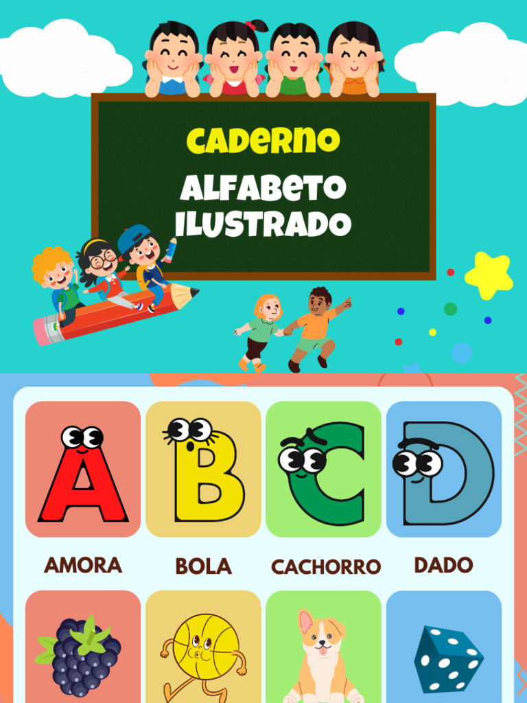 Caderno Alfabeto Ilustrado (1) | PDF